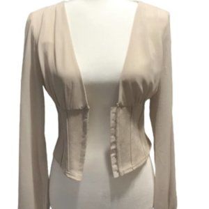 Madrag Beige Hook Front Top
